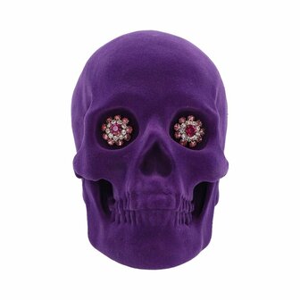 Nemesis Now - Jewelled Gaze Purple Skull 18.7cm