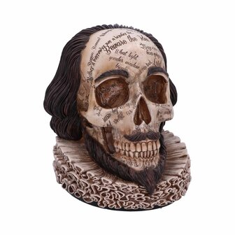 Nemesis Now - Shakespeare&#039;s Legacy Skull 16cm