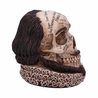 Nemesis Now - Shakespeare&#039;s Legacy Skull 16cm