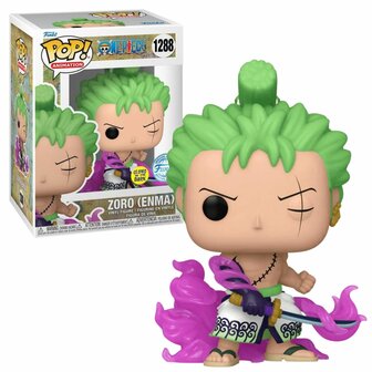 Funko POP! Animation Roronoa Zoro GITD 1288 One Piece Exclusive