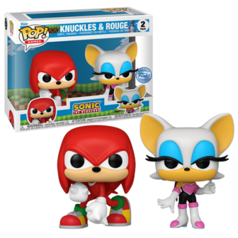 Funko POP! Knuckles &amp; Rouge 2-Pack Sonic Exclusive