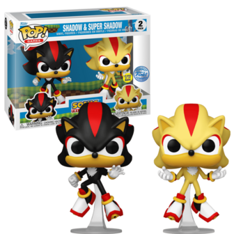 Funko POP! Shadow &amp; Super Shadow GITD 2-Pack Sonic Exclusive