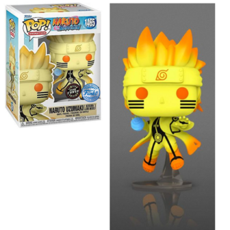 Funko POP! Naruto Uzumaki Kurama Link Mode CHASE 1465 Exclusive  R