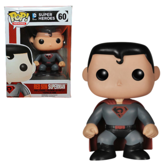 Funko POP! Red Son Superman 60 DC Super Heroes Vaulted 8.5/10