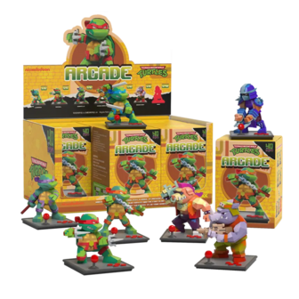 Mighty Jaxx - Arcade: Teenage Mutant Ninja Turtles - BlindBox Tray Of 6 Pre-Order