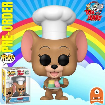 Funko POP! Jerry w/ Macarons 1658 Tom &amp; Jerry Pre-Order