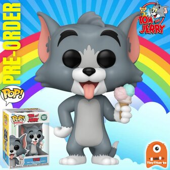 Funko POP! Tom w/ Ice Cream 1657 Tom &amp; Jerry Pre-Order