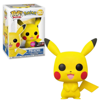 Funko POP! Pikachu Flocked 353 Pokemon GameStop Exclusive Vaulted 9.5/10