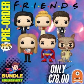 Funko POP! Super Discount Bundle of 6 Friends Pre-Order