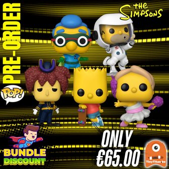 Funko POP! Super Discount Bundle of 5 The Simpsons Pre-Order