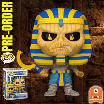 Funko POP! Pharaoh Eddie 443 Iron Maiden Pre-Order