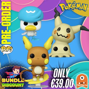 Funko POP! Super Discount Bundle of 3 Pokemon Pre-Order