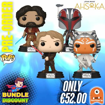 Funko POP! Super Discount Bundle of 4 Star Wars Ahsoka Pre-Order