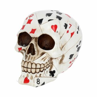 Nemesis Now - Dead Mans Hand Playing Card Skull 15.0cm