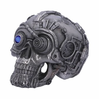 Nemesis Now - Cybertron Silver Skull 16.5cm