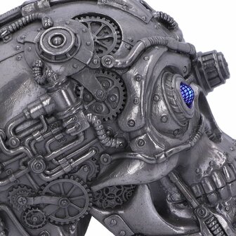 Nemesis Now - Cybertron Silver Skull 16.5cm