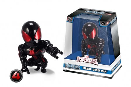 Metal Die Cast - Stealth Spider-man Red M531 Marvel 4 INCH 