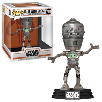 Funko POP! DLX IG-12 w/ Grogu 720 Star Wars