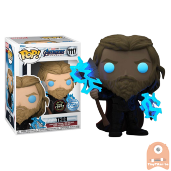 Funko POP! Marvel Thor GITD CHASE 1117 Avengers Endgame Exclusive 