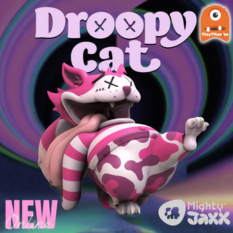 MIGHTY JAXX - DROOPY CAT BY POOL 16 - 23CM