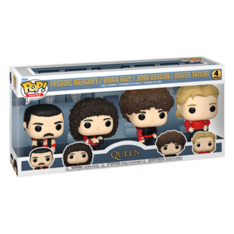 Funko POP! Queen (Radio Ga Ga) 4-Pack Pre-Order