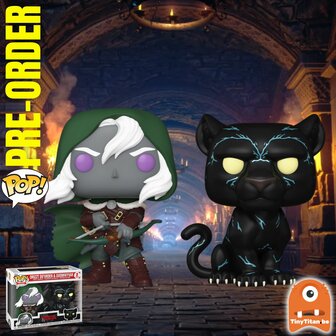 Funko POP! Drizzt Do&rsquo;Urden &amp; Guenhwyvar 2-Pack Dungeons &amp; Dragons Pre-Order