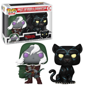 Funko POP! Drizzt Do&rsquo;Urden &amp; Guenhwyvar 2-Pack Dungeons &amp; Dragons Pre-Order