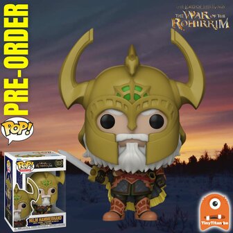 Funko POP! Helm Hammerhand 1835 The War of Rohirrim LOTR Pre-Order