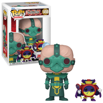 Funko POP! JINZO WITH TIME WIZARD 1458 YU-GI-OH! Exclusive