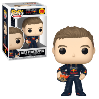 Funko POP! Racing Max Verstappen 08 Formula 1 Red Bull Racing 