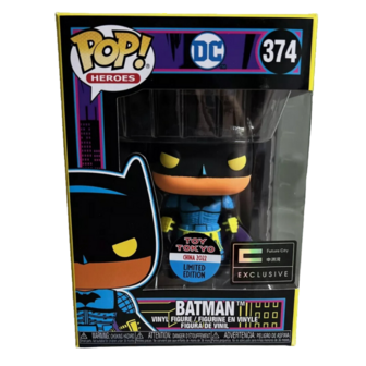 Funko POP! Batman Blacklight 374 DC Toy Tokyo 2022 China Exclusive