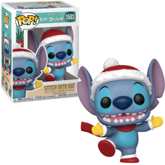 Funko POP! Stitch w/ Hat 1503 Lilo &amp; Stitch Holiday 24 Disney