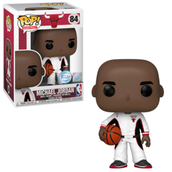 FUNKO POP! Sports Michael Jordan White Warm-Ups - Chicago Bulls 84 NBA Exclusive