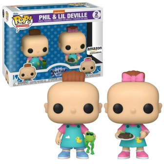 Funko POP! Phil &amp; Lil Deville 2-Pack Rugrats Amazon Exclusive