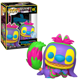 Funko POP! Disney Stitch as Cheshire Cat 1489 Black Light Lilo &amp; Stitch Exclusive