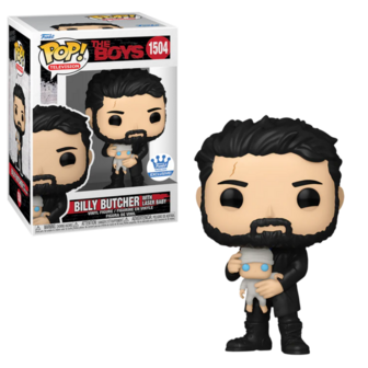 Funko POP! BILLY BUTCHER WITH LASER BABY (GLOW) 1504 THE BOYS Exclusive