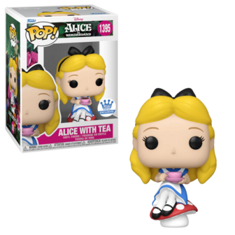 Funko POP! Disney ALICE WITH TEA 1395 ALICE IN WONDERLAND Exclusive