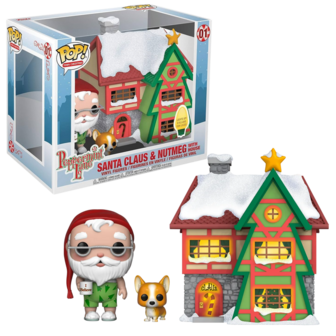 Funko POP! Town Santa Claus &amp; Nutmeg with House 01