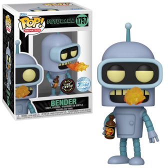 Funko POP! Bender 1757 GITD CHASE Futurama Exclusive