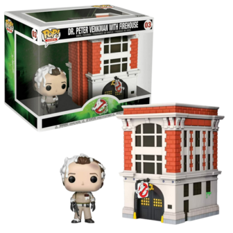 Funko POP! TOWN Dr. Peter Venkman W/ Firehouse 03 Ghostbusters