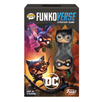 Funko DC COMICS - Funkoverse 101 2-Pack - Expandalone Catwoman &#039;UK&#039; Game