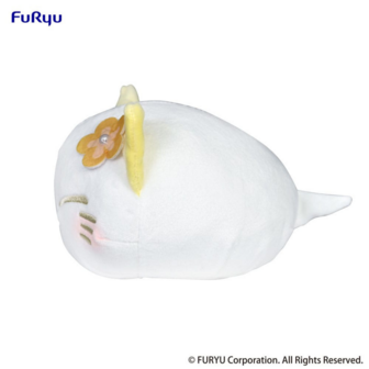 Nemuneko Cat Figure YELLOW SOFT PLUSH TOY 18 CM