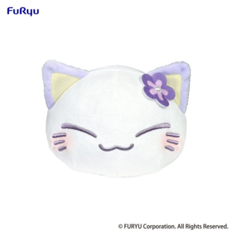 Nemuneko Cat Figure PURPLE SOFT PLUSH TOY 18 CM