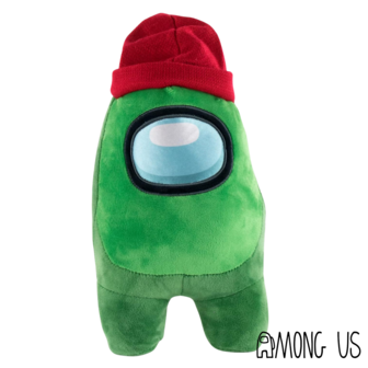 AMONG US PLUSH GREEN HAT 30 CM