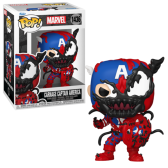 Funko POP! Captain America 1436 Carnagized Marvel