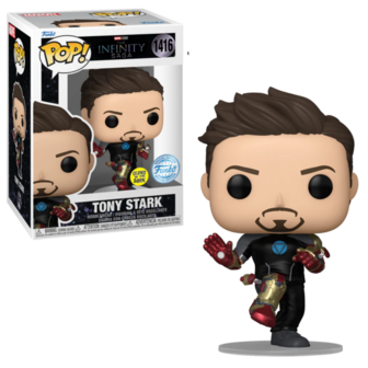 Funko POP! Marvel Tony Stark GITD MK42 1416 Iron Man Exclusive