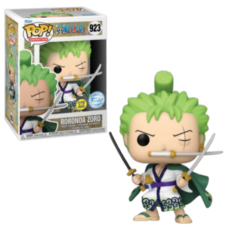 Funko POP! Animation Rorona Zoro GITD 923 One Piece Exclusive 