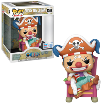 Funko POP! DLX Buggy The Clown on Throne 1740 NYCC One Piece Exclusive 