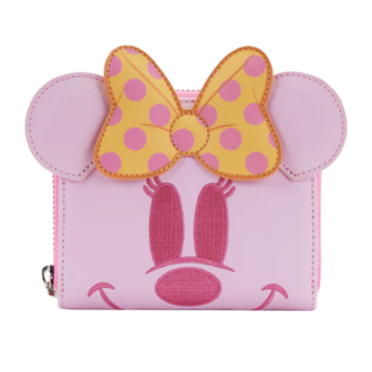 LOUNGEFLY DISNEY - Minnie Mouse Pastel Ghost Glow in The Dark Wallet