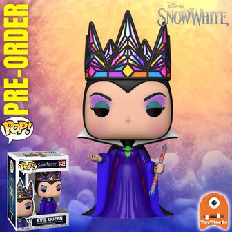 Funko Pop! Evil Queen (Purple &amp; Black Gown) 1422 Snow White Live Action  Pre-Order